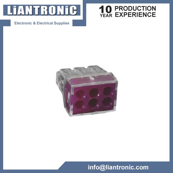 Wago 4-Conductor Push Wire Connector