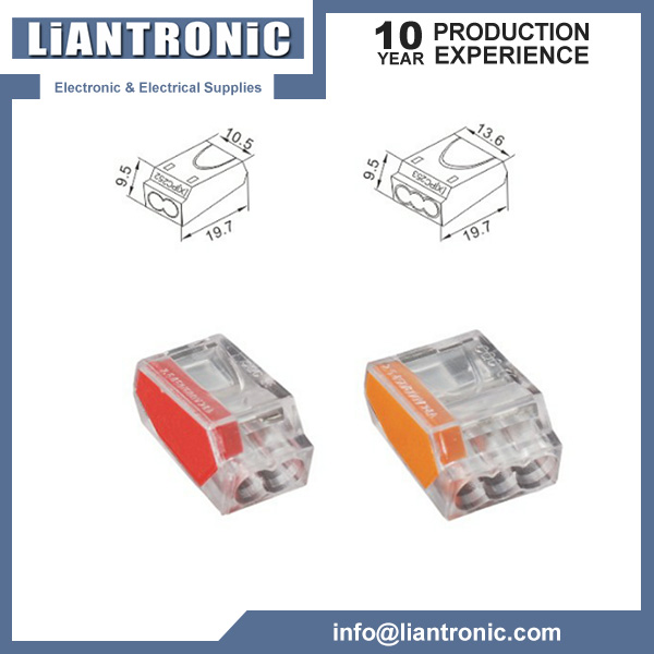 2-Conductor Push-Wire Connector