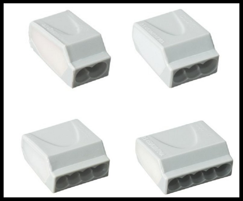 4-Conductor Push-Wire Connector